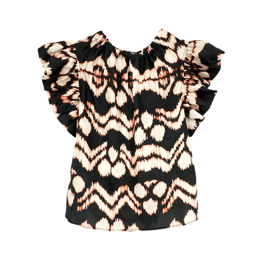 ULLA JOHNSON Iren Top in Obsidian 2 Small